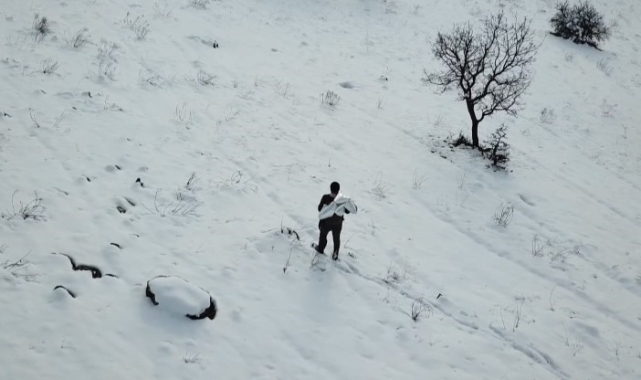 Tunceli'de kaçak avcılarla dronlu mücadele