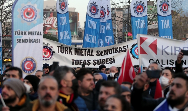 Türk Metal Sendikası basın açıklaması yaptı