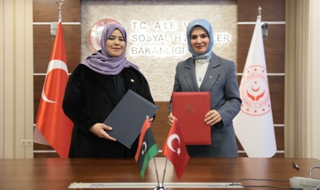 Türkiye ile Libya arasında sosyal politika zaptı imzalandı