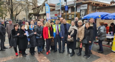 Türkoğlu ve Özeller'den esnaf ziyareti