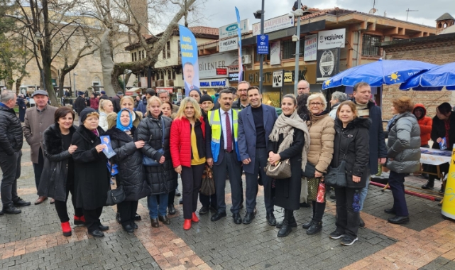 Türkoğlu ve Özeller'den esnaf ziyareti