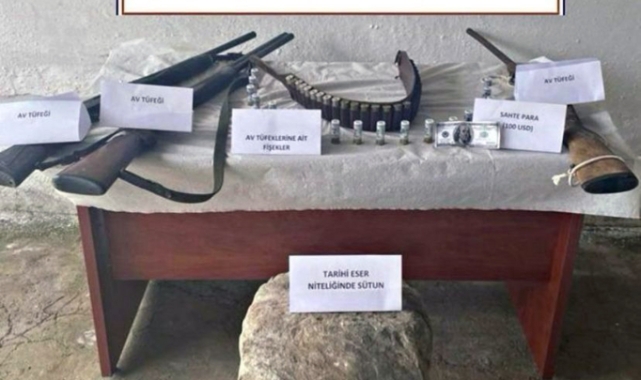 Yatağan’da tarihi eser ve sahte para operasyonu