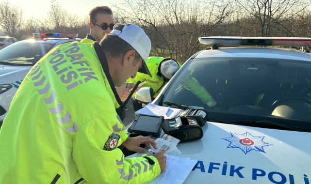 131 araç trafikten men edildi