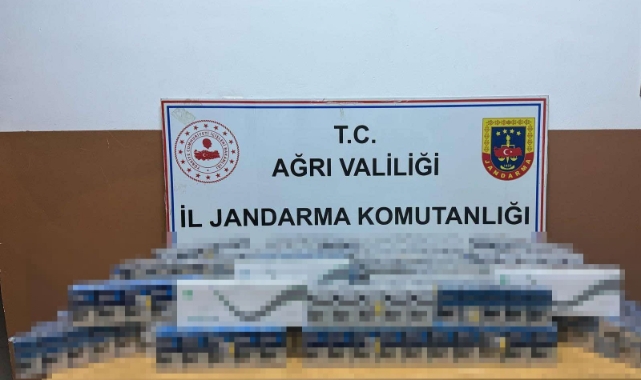 Ağrı'da kaçak sigara operasyonu