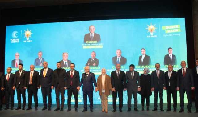 AK Parti’nin Düzce adayları tanıtıldı