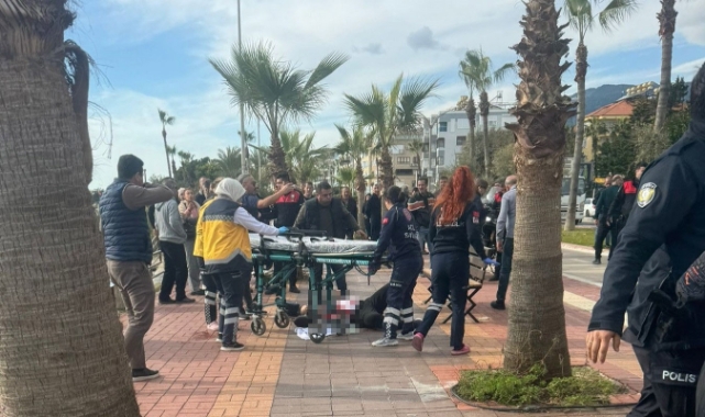 Alanya’da iki kişi silahla vuruldu