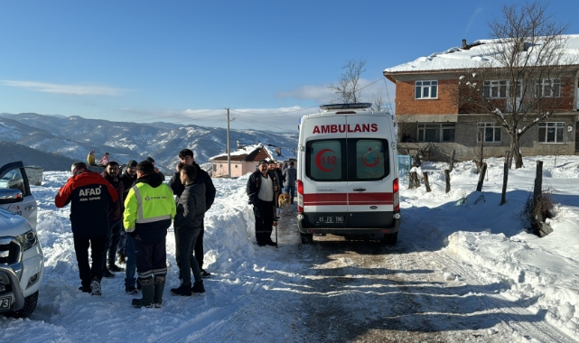 Av için gittiği ormanda hipotermi geçirdi!
