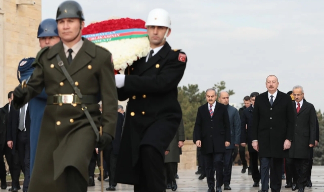 Azerbaycan Cumhurbaşkanı Aliyev, Anıtkabir'de