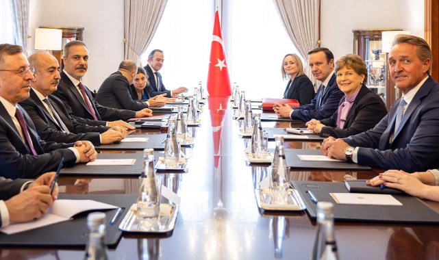 Bakan Fidan, ABD’li Senatörleri kabul etti