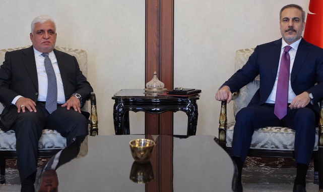 Bakan Fidan, Haşdi Şabi Heyeti Başkanı Feyyad ile görüştü