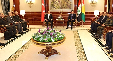 Bakan Güler Barzani ile görüştü!