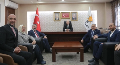 Bakan Şimşek ve Başkan Büyükkılıç iş insanları buluştu