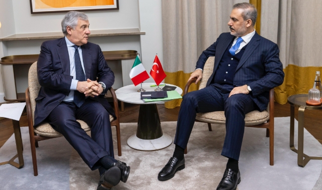Bakanı Fidan, İtalyan mevkidaşı Tajani ile görüştü
