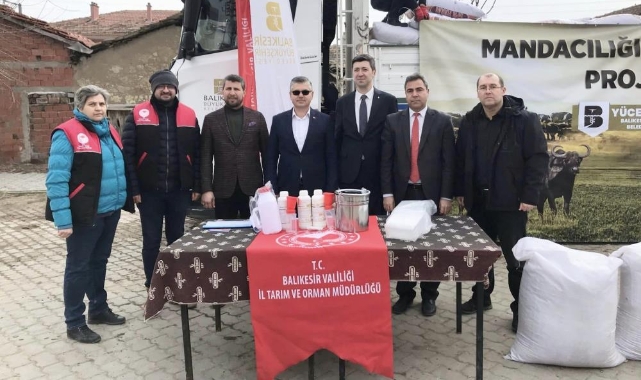 Balıkesir’de 162 manda üreticisine destek