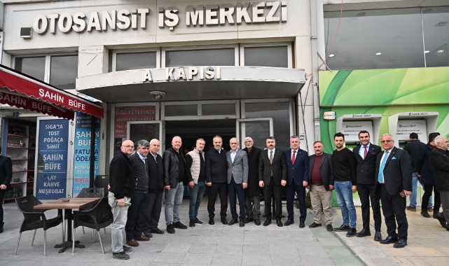 Başkan Aktaş, Otosansit esnafını ziyaret etti