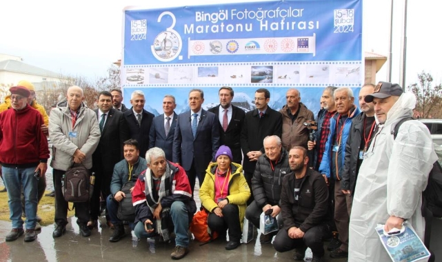 Bingöl’de fotoğrafçılar maratonu başladı