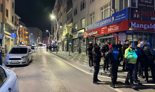 Bolu’da gece saatlerinde ortalık karıştı: 7 gözaltı