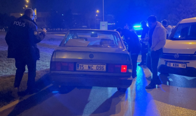 Bursa'da 3 çocuk çaldıkları otomobille kaçarken yakalandı
