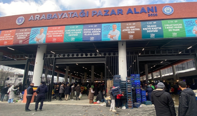 Bursa'da Arabayatağı’nda konforlu alışveriş başladı
