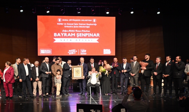 Bursa'da ‘Bayram Şenpınar Vefa Gecesi’ düzenlendi