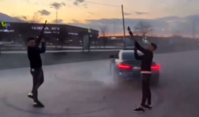 Bursa'da havaya pompalı tüfeklerle ateş eden şahıslar yakalandı!