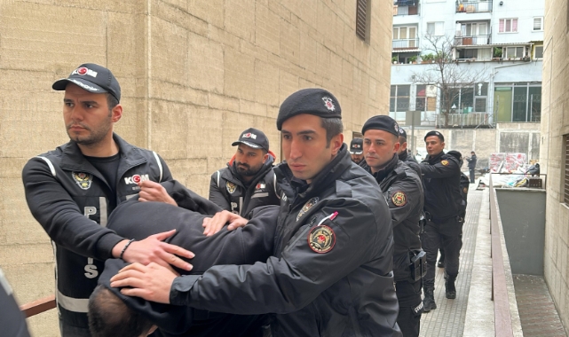 Bursa'da "Kafes-46" şüphelileri adliyeye sevk edildi