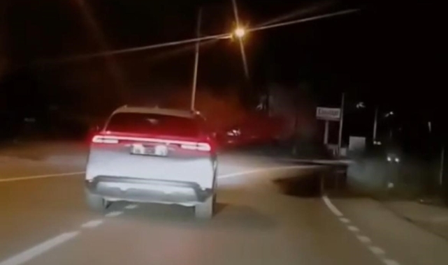 Bursa'da sürücü trafiği tehlikeye soktu