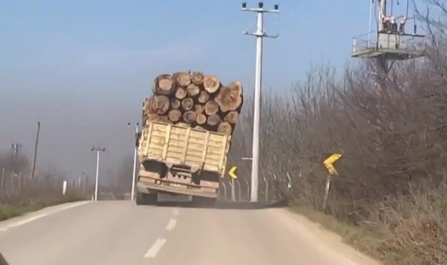 Bursa'da tehlikeli yolculuk!