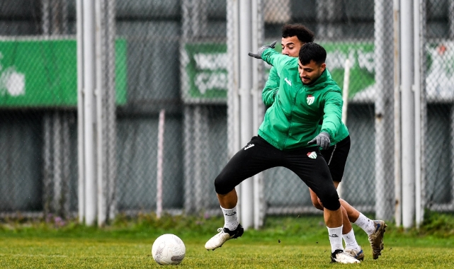Bursaspor, Ankara Demirspor maçının taktik idmanını yaptı