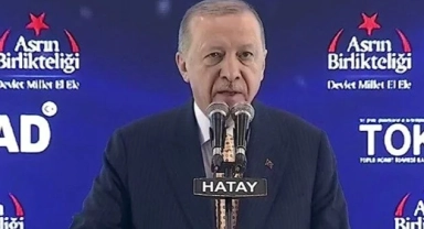 Cumhurbaşkanı Erdoğan Hatay'da! Deprem konutları teslim edildi