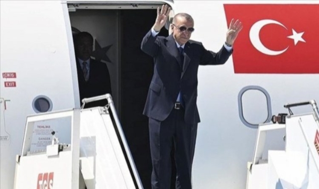 Cumhurbaşkanı Erdoğan, Mısır'a gitti