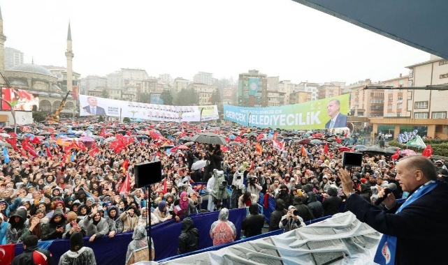 Cumhurbaşkanı Erdoğan Rize'de açıklamalarda bulundu