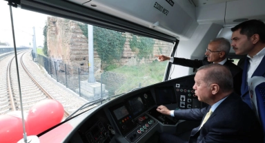 Cumhurbaşkanı Erdoğan Sirkeci-Kazlıçeşme hattı açılışında konuştu