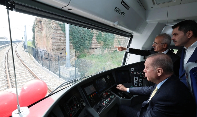 Cumhurbaşkanı Erdoğan Sirkeci-Kazlıçeşme hattı açılışında konuştu