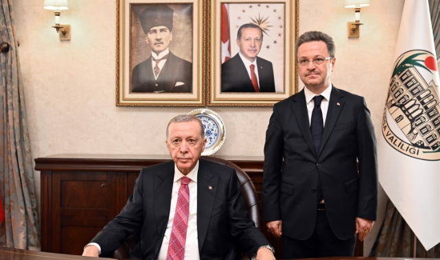 Cumhurbaşkanı Erdoğan Vali Ünlü’yü ziyaret etti