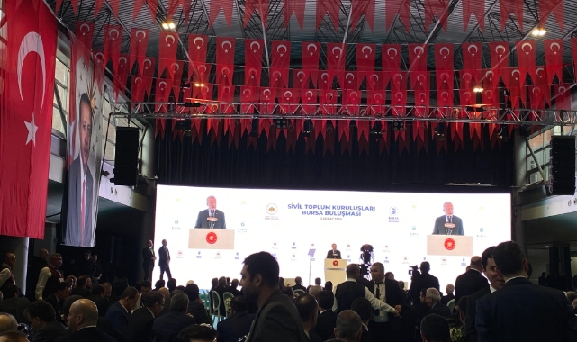 Cumhurbaşkanı Recep Tayyip Erdoğan Bursa'da STK'larla buluştu