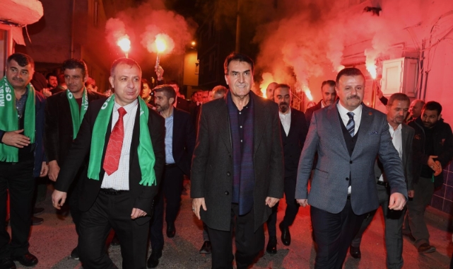 Dağ yöresinden Dündar'a büyük destek
