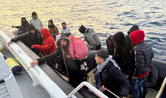 Datça’da 51 düzensiz göçmen kurtarıldı