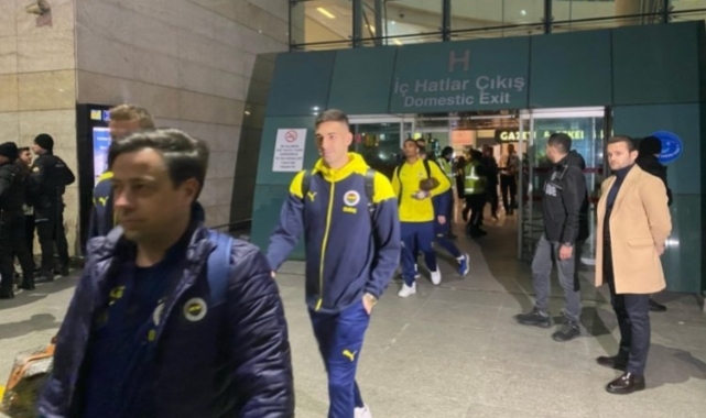 Fenerbahçe kafilesi Ankara'ya geldi