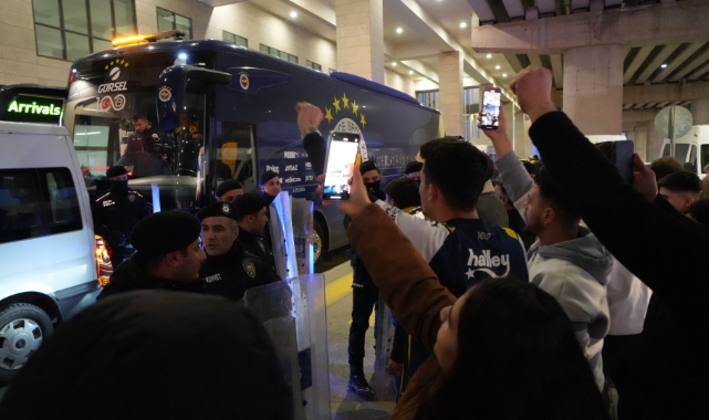 Fenerbahçe, kupa maçı için Gaziantep'te
