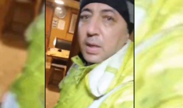 Gemide yaşadığı dehşeti kayda alıp eşine gönderdi