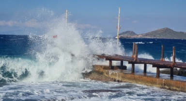 Güney Ege Denizi'nde fırtına uyarısı! Yarına dikkat