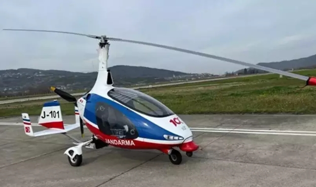 Havadan destek sürüyor! Cayrokopter ile trafik denetimi