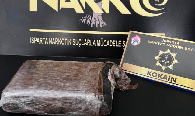 Isparta’da yolcu otobüsünde uyuşturucu madde ele geçirildi