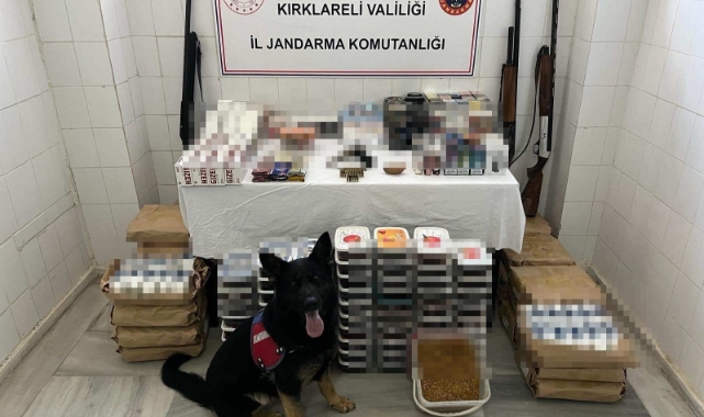 Kırklareli’nde kaçakçılık operasyonu