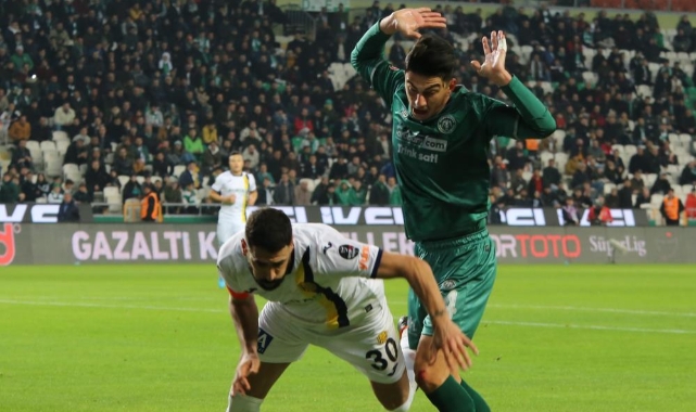 Konyaspor ile MKE Ankaragücü 34. randevuda