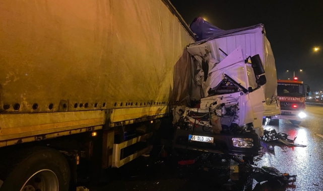 Kuzey Marmara Otoyolu'nda feci kaza!