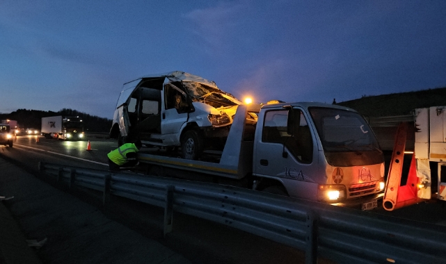 Kuzey Marmara Otoyolu’nda kaza: 1 yaralı