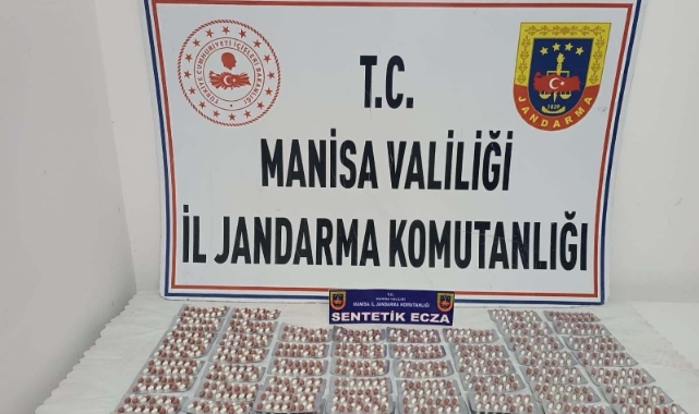 Manisa’da bin 510 adet sentetik uyuşturucu ele geçirildi