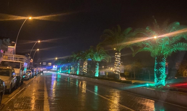 Marmaris’te gök gürültülü sağanak yağışlar başladı